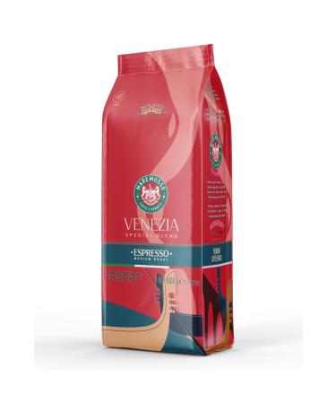 Mare Mosso Caffe Vendite Venezia Espresso Coffee 1Kg. & Moka Pot 6 Cups. (Red) 1st Set - Buy Online on GoSupps.com