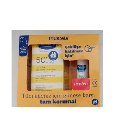 Mustela Sun Lotion SPF50 100 ml + Mustela Hydra Baby 50 ml - Buy Online on GoSupps.com