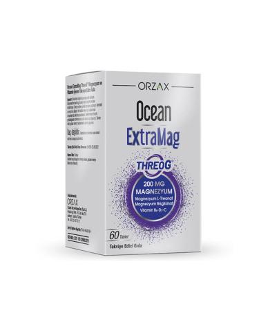 Ocean Orzax Ocean ExtraMag Threog Food Supplement 60 Tablets-MFREYON01073