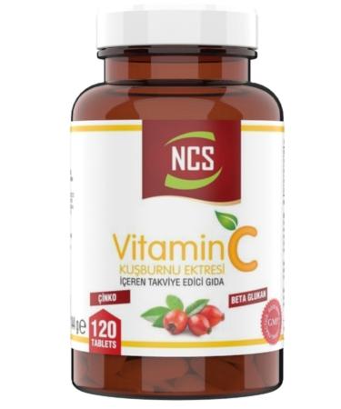 Ncs Vitamin C 1000 Mg Beta Glucan 120 Tablets Calcium Magnesium Zinc 120 Tablets - Buy Online on GoSupps.com
