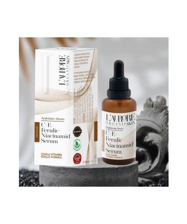 Laurore Organic Skin Ferulic Vitamin C Niacinamide Anti-Blemish Brightening Serum 30 Ml. - Buy Online on GoSupps.com