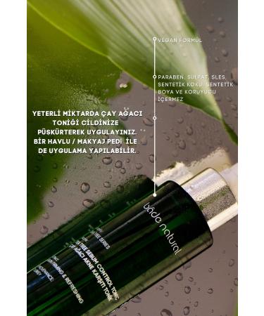 Bade Natural Tea Tree Anti-Acne and Pore Tightening Purifying Tonic 100 ml - Buy Online on GoSupps.com