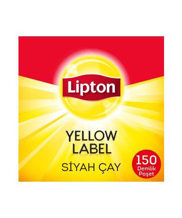 Lipton Yellow Label Teapot Black Tea Bag 150 Pieces 4 Packs - Buy Online on GoSupps.com
