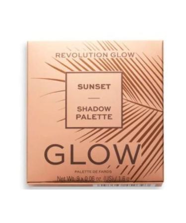 Revolution Glow Sunset Shadow Palette