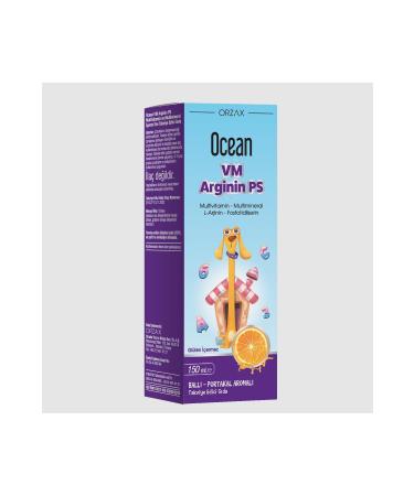 Ocean Vm Arginine Ps Honey Orange Flavored Syrup 150 ml