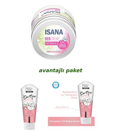 ISANA DEODORANT CREAM 50ML SODIUM CARBONATE AND BEAUTYDERM HAND CREAM HYDROBOST AGENCY PACKAGE - Buy Online on GoSupps.com