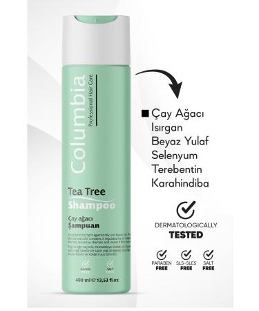 Columbia Tea Tree Purifying and Balancing Shampoo 400 ml - Buy Online on GoSupps.com