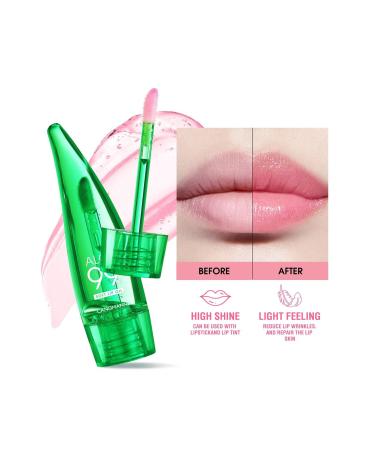 LIZAGOLD Aloe Vera Extract Lip Gloss and Moisturizing Lipoil - Buy Online on GoSupps.com