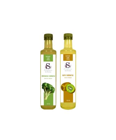 S heylaana Natural Broccoli Vinegar 500 ml and Kiwi Vinegar 500 ml