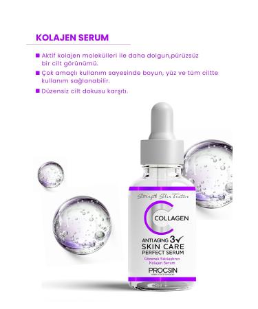 PROCSIN Anti-Aging and Anti-Wrinkle Collagen Serum 20 ml - Buy Online on GoSupps.com