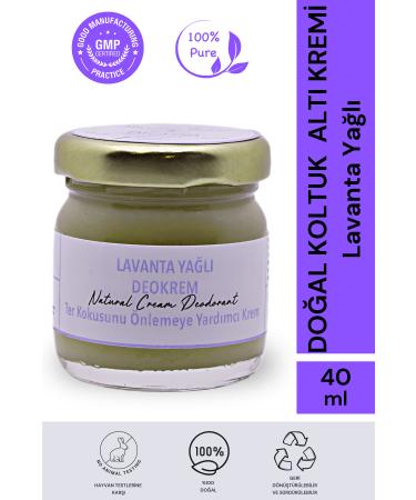 First Date firstdate012 Lavender Oil Cream Deodorant 40 Ml. 0 Natural