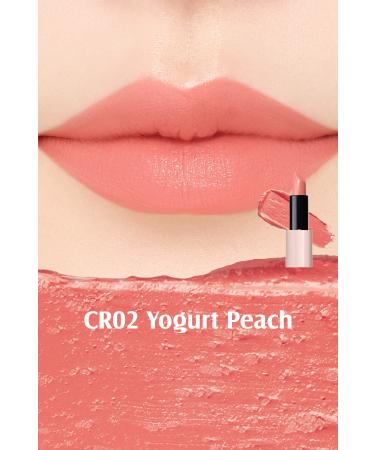The Saem Kissholic Lipstick Intense / Intense Pigmented Shiny Long-Lasting Lipstick Cr02 Yogurt Peach - Buy Online on GoSupps.com