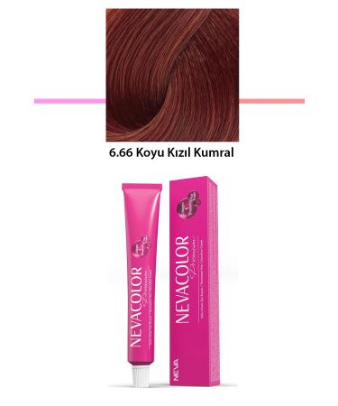 Skygo Premium 6.66 Dark Reddish Blonde - Permanent Cream Hair Dye 50 g Tube