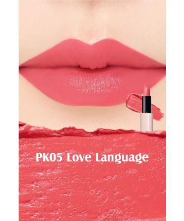 The Saem Kissholic Lipstick Intense / Intense Pigmented Shiny Long-Lasting Lipstick - Pk05 Love Language - Buy Online on GoSupps.com