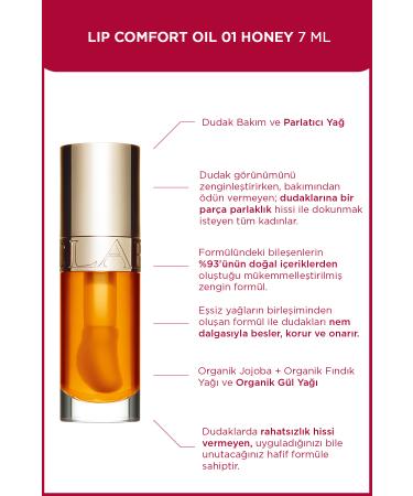 Clarins Lip Comfort Oil 01 7 ml Lip Care Oil