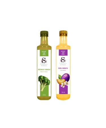 S heylaana Natural Broccoli Vinegar 500 ml and Plum Vinegar 500 ml