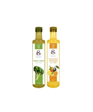 Suheylaana Natural Broccoli Vinegar 500 ml and Vitamin C Vinegar 500 ml