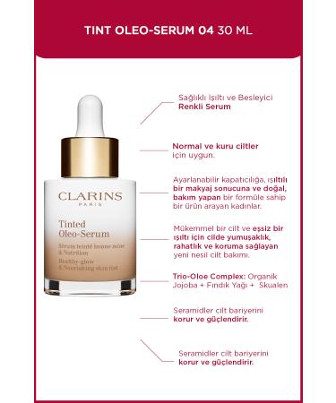 Clarins TINT OLEO-SERUM 04 30ML - Tinted Moisturizer