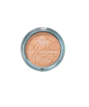 Faberlic Moist'n'matte Moisturizing Face Powder Shade "Warm Beige"