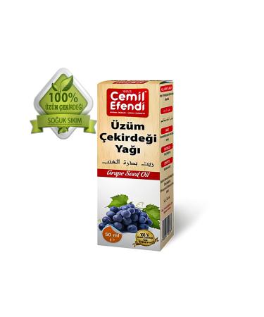 Cemil Efendi Grape Seed Oil 0 Grape Seed Cold Pressed 50 ml