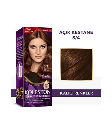 Skygo Koleston Intense Hair Dye 5/4 Light Chestnut - Salon Quality