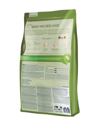Happy Dog Mini Neuseeland Small Breed Adult Dog Food 4 Kg - Buy Online on GoSupps.com