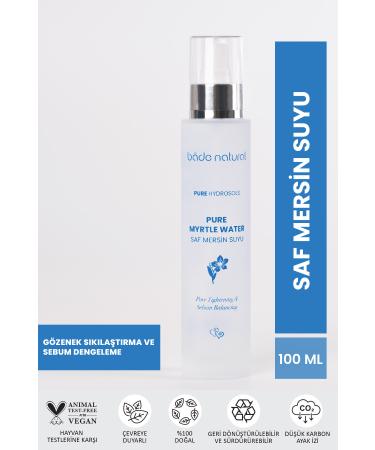 Bade Natural Myrtle Water Pore Tightening Tonic 0 Natural and Pure 100 ml