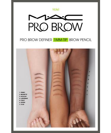 Mac M a c Pro Brow Definer 1mm Tip Eyebrow Pencil - Onyx 0.3 G - Buy Online on GoSupps.com