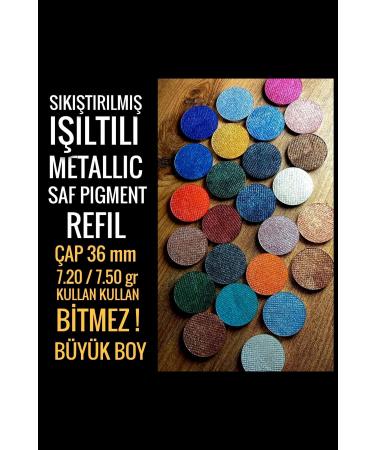 GXMPRO High Pigment Eyeshadow-Refill Eyeshadow-Pressed Shimmer Metallic Pure Pigment - Buy Online on GoSupps.com