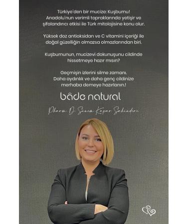 Bade Natural Rosehip Brightening and Anti-Spot Face Serum 30 ml - Buy Online on GoSupps.com