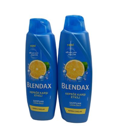 Blendax ANTI-DANDRUFF EFFECTIVE LEMON EXTRACT SHAMPOO 470 ML X 2 PIECES