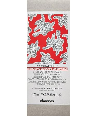 Davines Energizing Seasonal Superactive Circulation Accelerating Hair Care Lotion 100ML ECB24