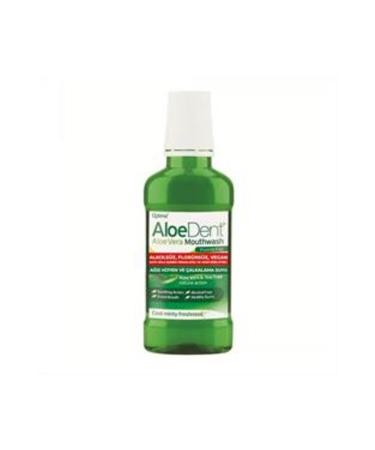 CLAY MASK GIFT ) Aloe Dent Alcohol-Free and Fluoride-Free Mouthwash 250ml ( 1 PIECE )