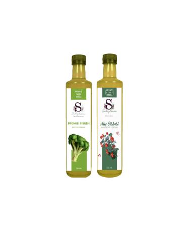 S heylaana Natural Broccoli Vinegar 500 ml and Hawthorn Vinegar 500 ml