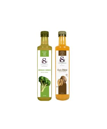 S heylaana Natural Broccoli Vinegar 500 ml and Walnut Vinegar 500 ml