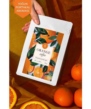 Mim and More Orange Coffee Orange Flavored Coffee Filter Coffee 200 Gr