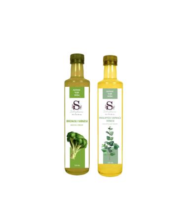 S heylaana Natural Broccoli Vinegar 500 ml and Eucalyptus Leaf Vinegar 500 ml