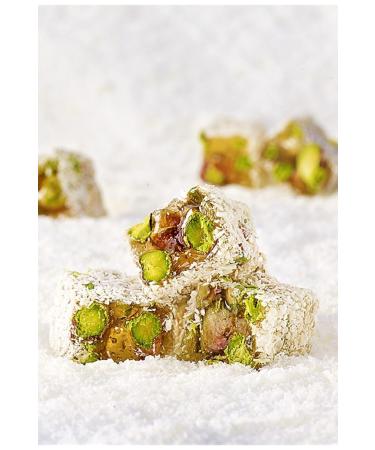 ekerci Ali Galip Coconut Mini Pistachio Turkish Delight (500 G)
