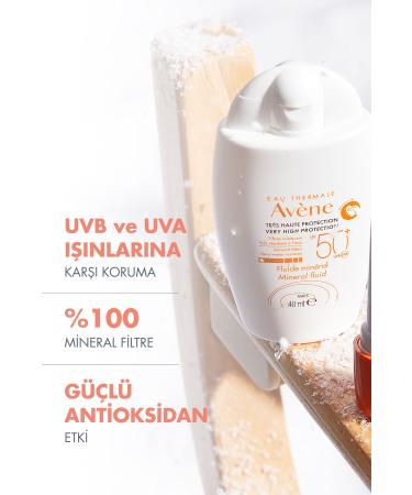 Avene Mineral Fluide SPF 50+ Mineral Filter High Protection Sunscreen 40 ml x2 DK HairCenter - Buy Online on GoSupps.com
