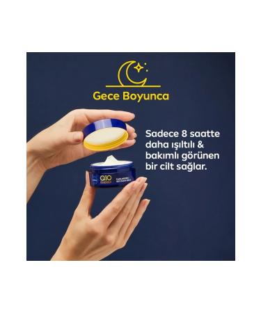 NIVEA Q10 Energy Night Care Cream with Vitamin C 50 ml - Buy Online on GoSupps.com