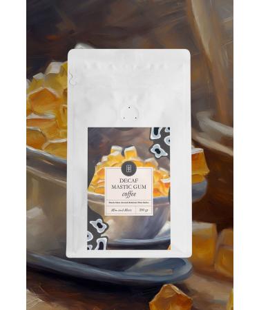 Mim and More Decaf Mastic Gum Coffee Decaffeinated Mastic Flavored Coffee Beans 200 Gr - Buy Online on GoSupps.com