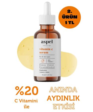 Aspel Brightening and Tone Equalizing Vitamin C Serum 30 ml