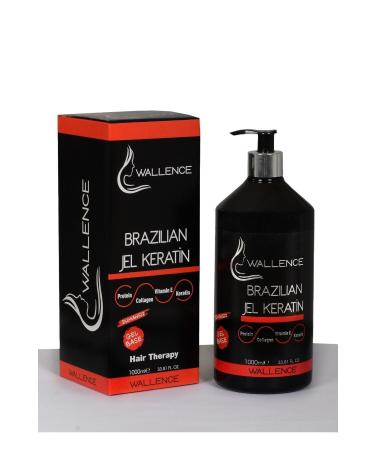 wallence Brazilian Gel Keratin for Wavy Hair 1000ml KeyProduct810