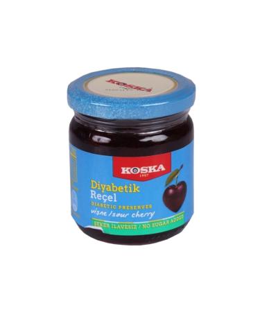 Koska Diabetic Jam Cherry 240gr-6-pack