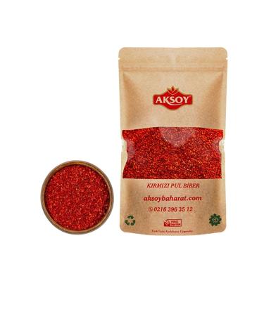 AKSOY Red Pepper Flakes (NORMAL HOT) 500 gr