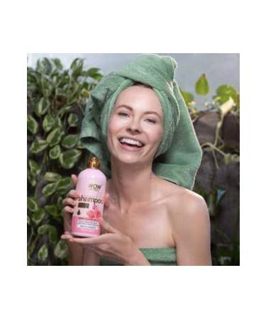 WOW Skin Science Indian Rose Shampoo- 4 Natural Ingredients-Rose Hydrosol Almond and Argan Oil 300ml - Buy Online on GoSupps.com