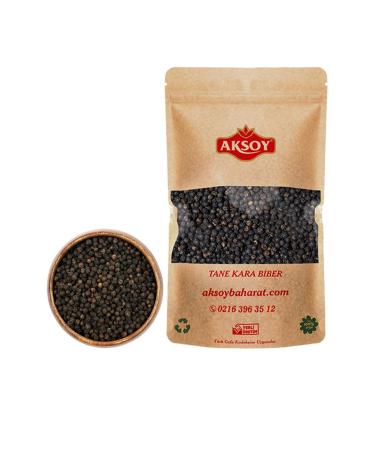 AKSOY Black Pepper Grain 250 Gr