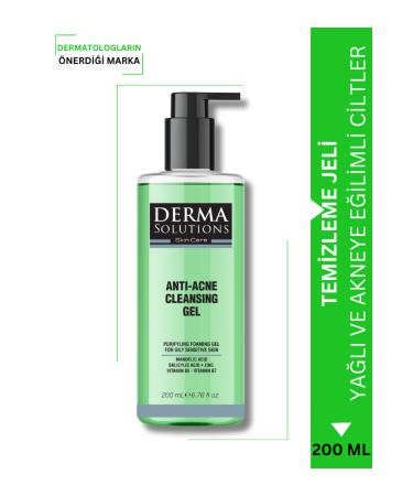 DermaSolutions Oily Acne Prone Skin Anti-Acne Cleansing Gel 200 ml