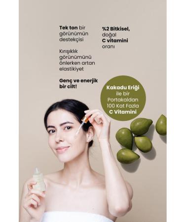 Bade Natural Vitamin C Face Serum Brightening Tone Equalizing and Anti-Stain 30 ml - Buy Online on GoSupps.com