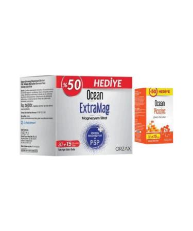 Ocean Extramag 45 Sachet + Ocean Picozinc 45 Tablets